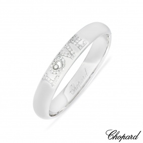 Chopard White Gold Happy Diamonds Love Bracelet 85/2899